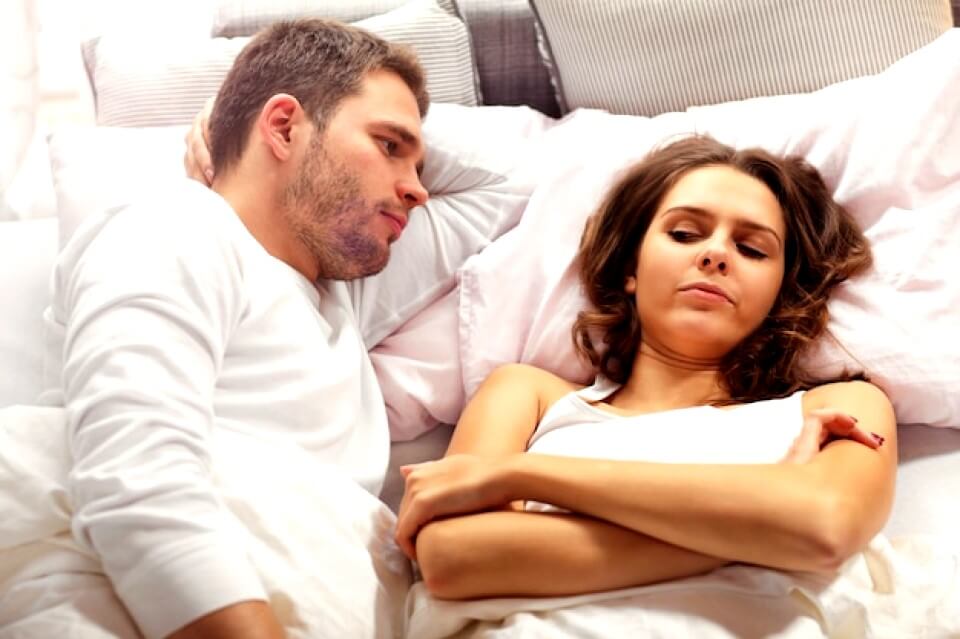 Couple frustré, femme mécontente - baisse de libido